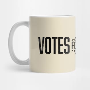 Vintage 1920's Votes for Women Wordmark (Black) Mug